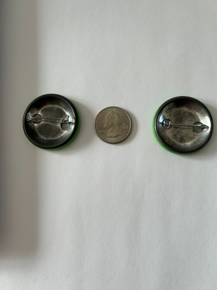 2 SMOKY the BEAR 40th Birthday Buttons