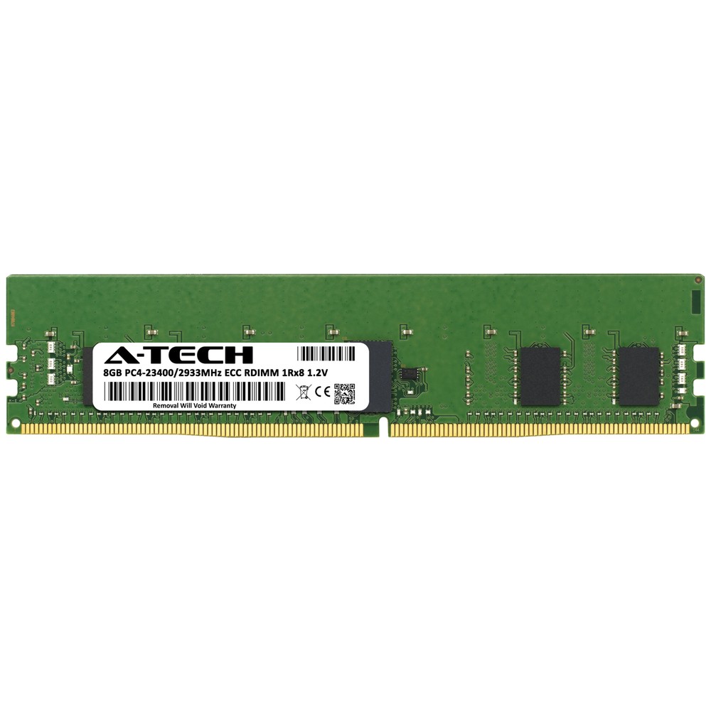 A-Tech 8GB 1Rx8 PC4-23400R RDIMM DDR4 2933 MHz ECC Registered Server Memory RAM
