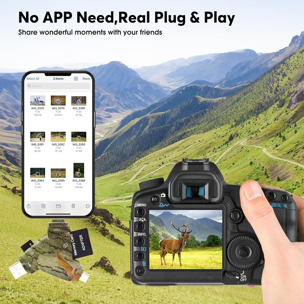 Plug & Play Trail Camera Viewer for Quick Game Footage Access - Compact Design