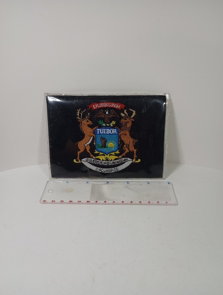 Michigan Flag Patch 6x4" Brand new