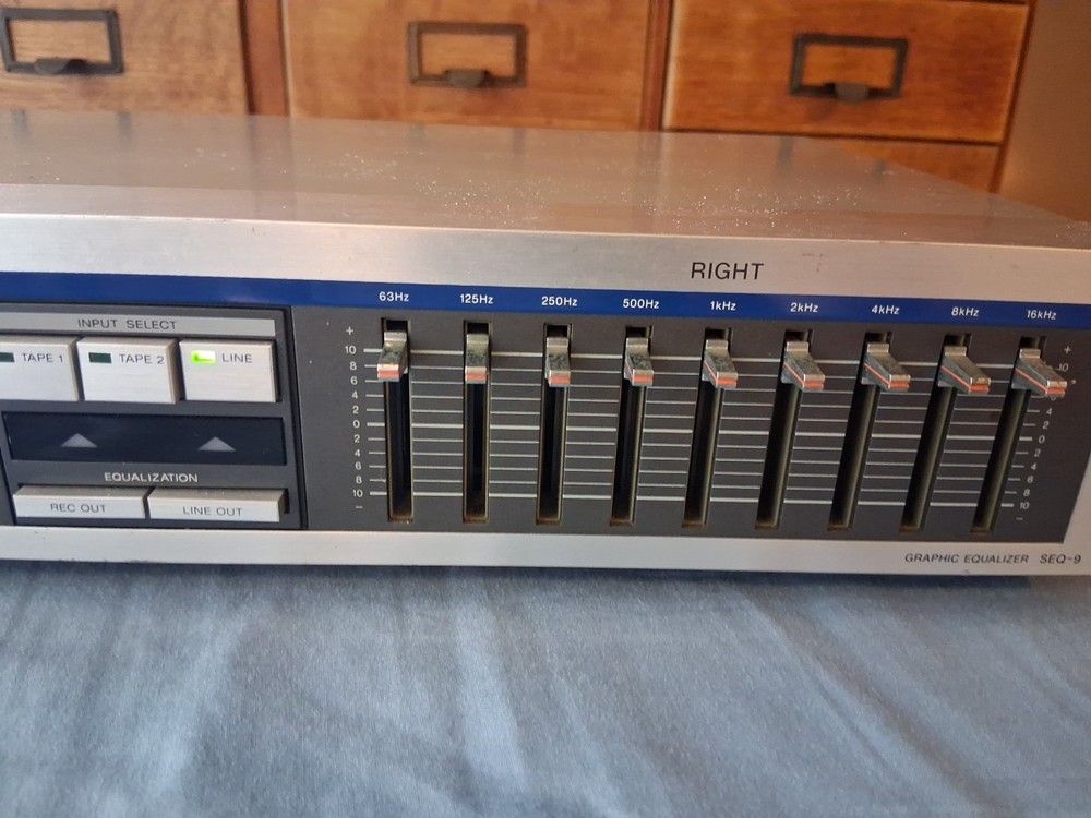 Sony SEQ-9 Graphic Equalizer Japan Working SEQ9 EQ Vintage
