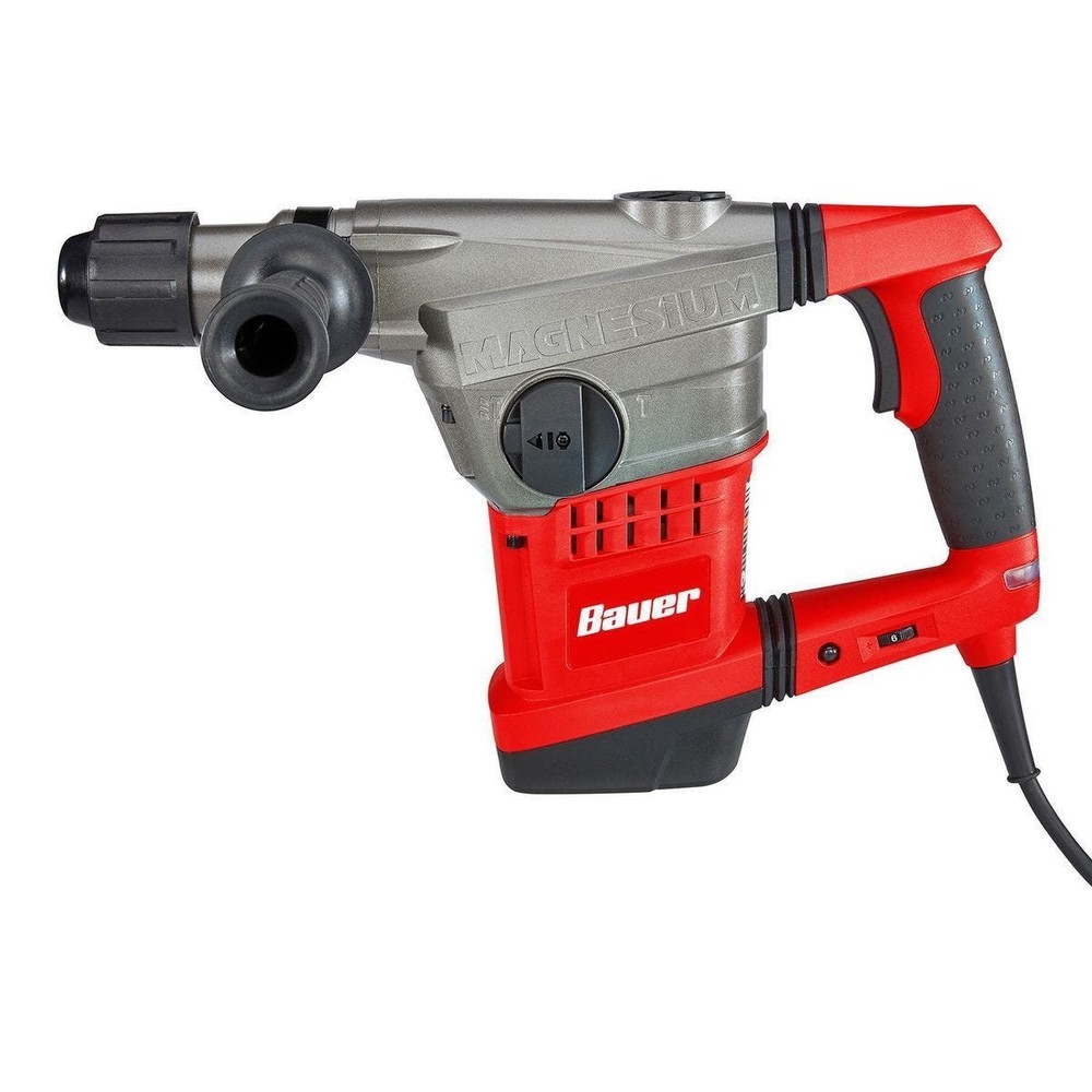 BAUER 11 Amp, 1-9/16 in. SDS-MAX Type Variable-Speed Rotary Hammer