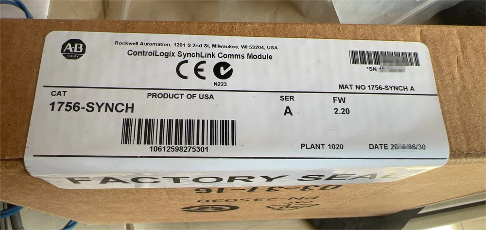 New Sealed 1756-SYNCH SER A SynchLink Communications Module ControlLogix Comms I