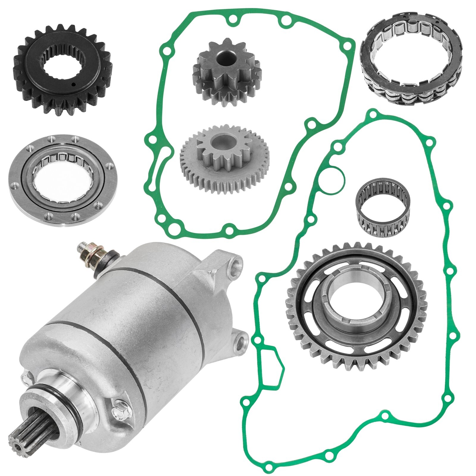 Starter Clutch Idler Drive Gear Gaskets for Honda TRX450ER Electric Start 06-14