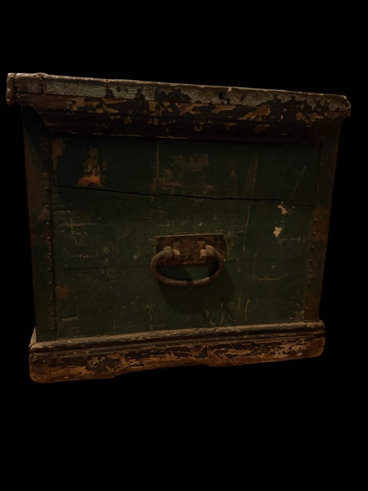Antique Gimbaled Sea Chest