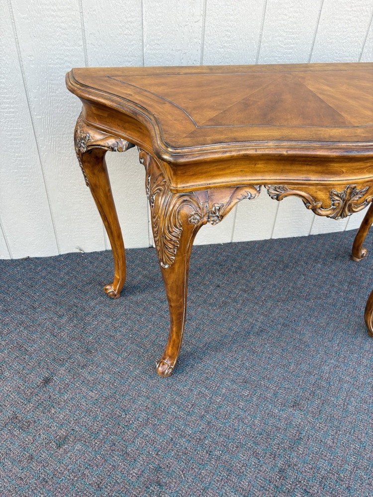 67377 French Country Console Table with Mirror
