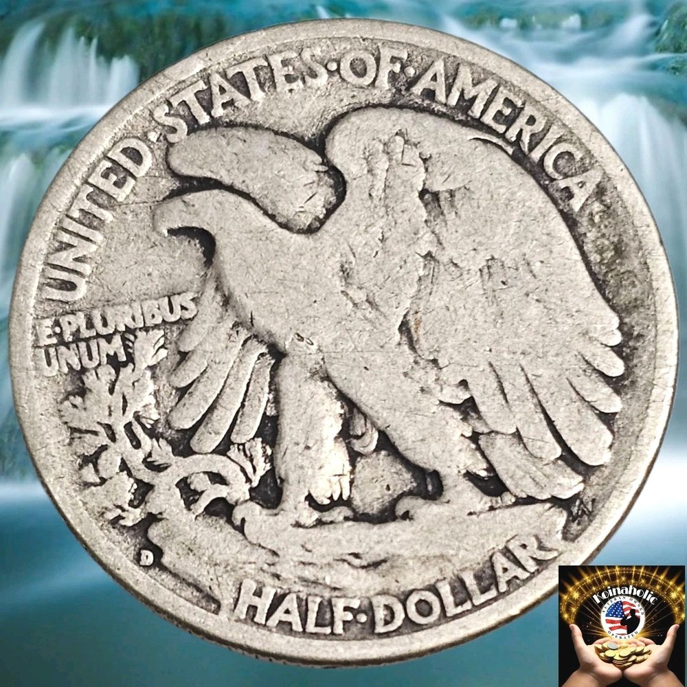 1935 D Walking Liberty Half Dollar In VF Condition, Pulled From Storage Fast 🚢