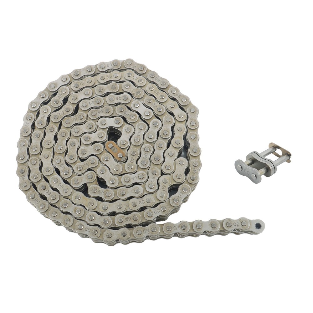 #60-2 Double Strand Duplex Roller Chain 10 Ft with 2 Connecting Link