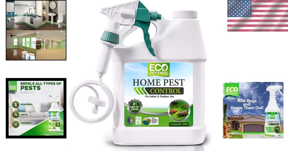 Safe Home Bug Control - Natural Ant, Roach, Spider Repellent