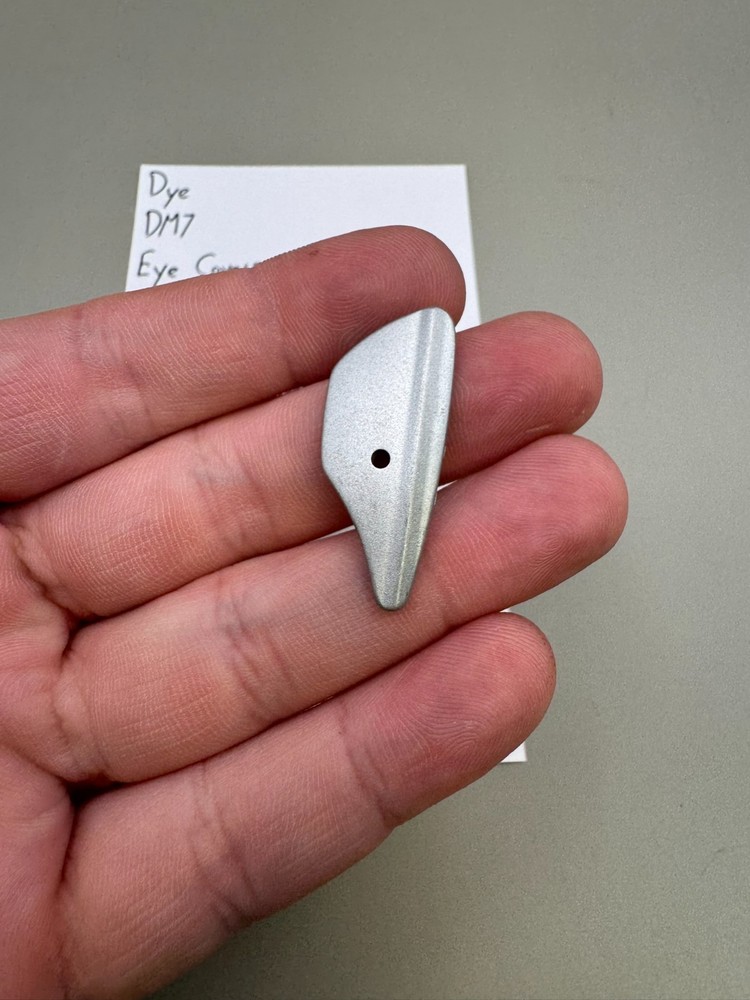 Dye DM7 Eye Covers-Satin Silver