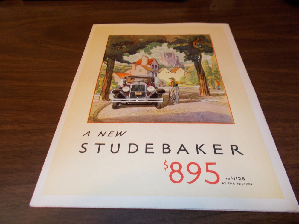 1930 Studebaker Sales Brochure / Original / Nice !!
