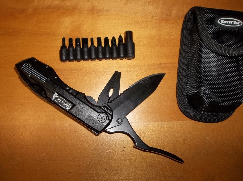 Rovertac Multi Tool With Bits And Belt Pouch
