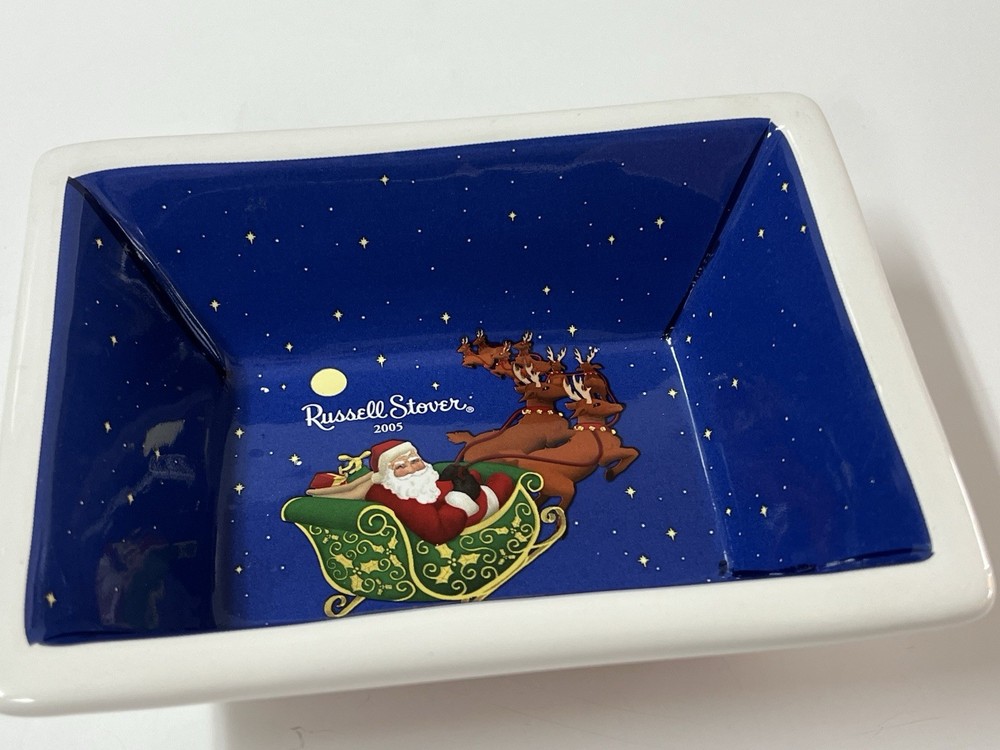 Russell Stover Christmas Serving Dish