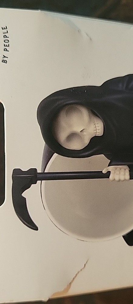 Grim Steeper Reusable Silicone Tea Infuser, Black Grim Reaper Design