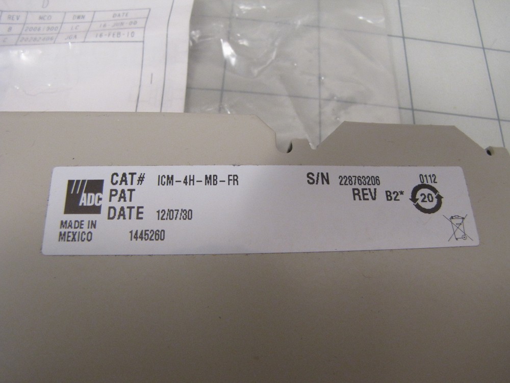 ADC ICM-4H-MB-FR DSX-3 MID / BNC Module NEW