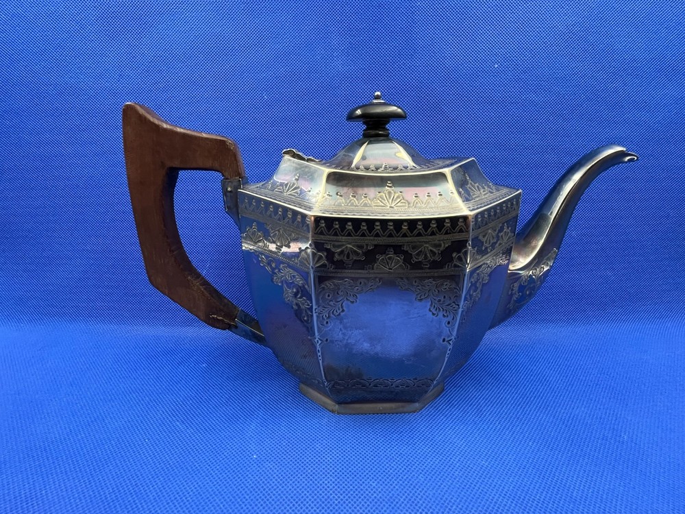 Antique Silver plated Teapot, JD & S.
