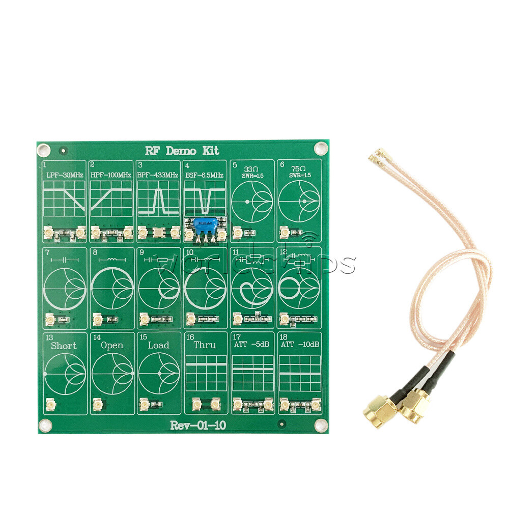 RF Demo Kit For Network Test Filter Attenuator NanoVNA RF Tester Bboard Vector