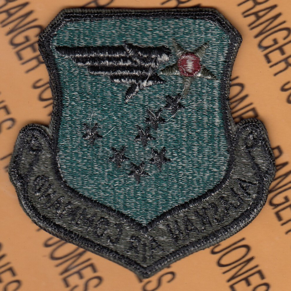 USAF Air Force Alaskan Air Command AAC ~3" OD Green BDU patch c/e