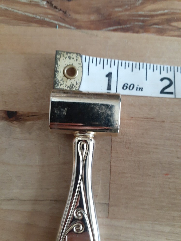Antique Hand Held Brass Pencil Sharpener Masonic Temple