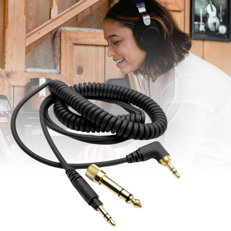 Replacement Headphone Cable for EAH DJ1200 with Corrosive Resistant