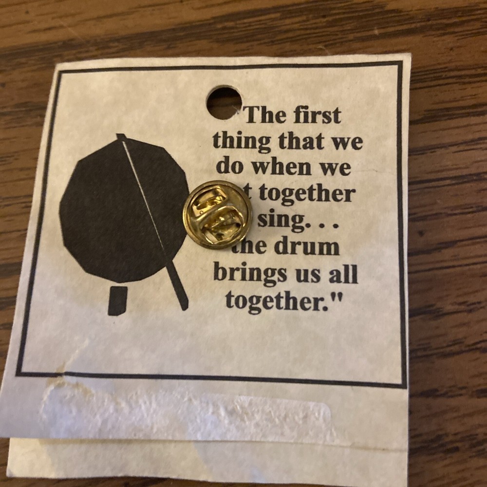 St. Lawrence Island Yupik lapel pin