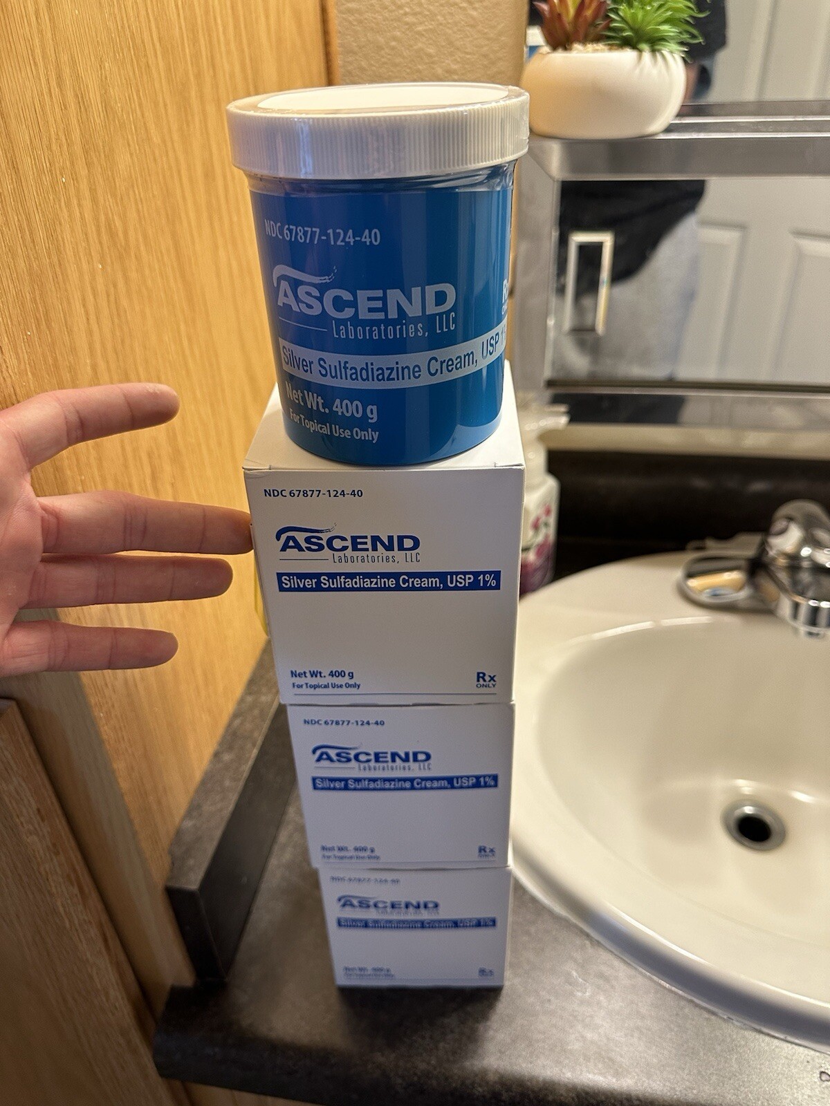 Silver sulfadiazine 400G Jars