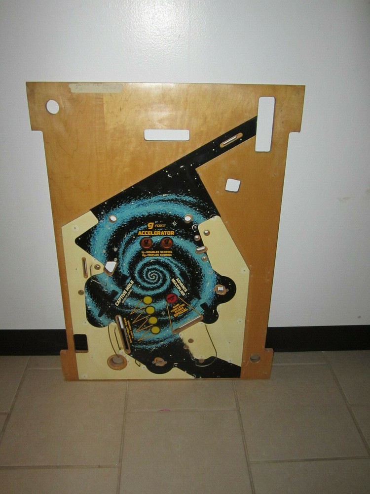 BLACK HOLE Pinball LOWER PLAYFIELD