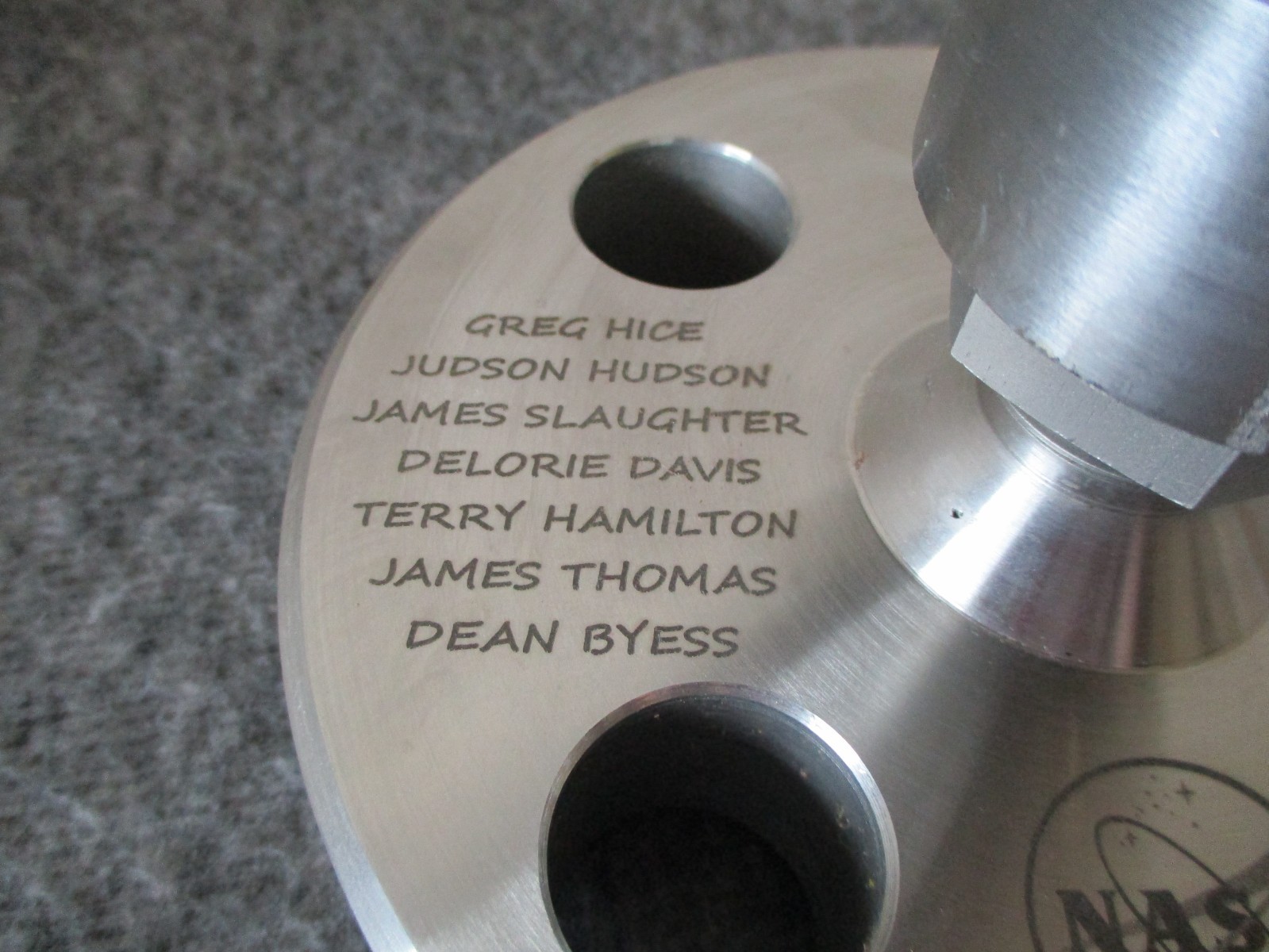 NASA MSFC/STENNIS ROCKET MOTOR TESTING- SLS PROPULSION TEAM VALVE LAB AWARD-RS25