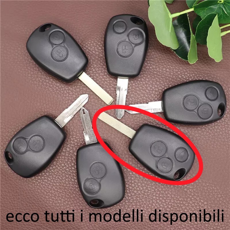 3 Button Key Cover Shell COMPATIBLE FOR Renault Clio Modus Smart 453