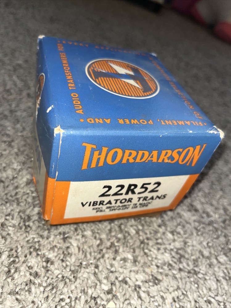 Thordarson 22R52 Vibrator Transformer New Old Stock