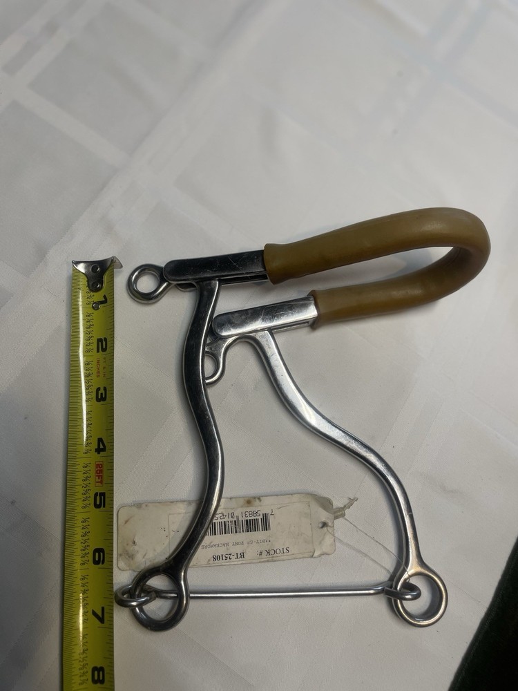 Western Heritage Pony Hackamore W/ Rubber Bit.. NWT.