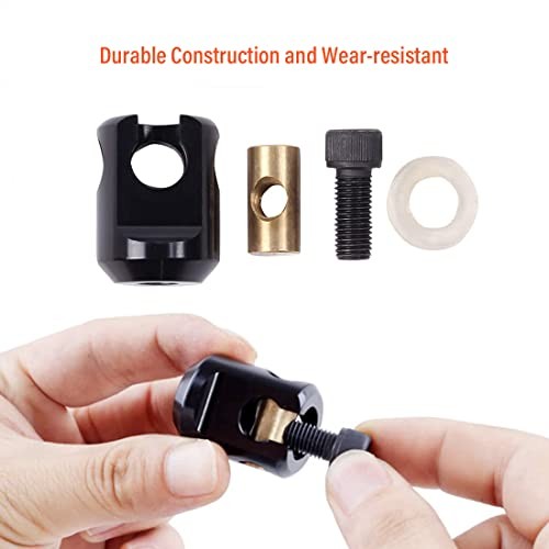 Bow Stabilizer Quick Disconnect Double Joint Archery Shock Absorber Black