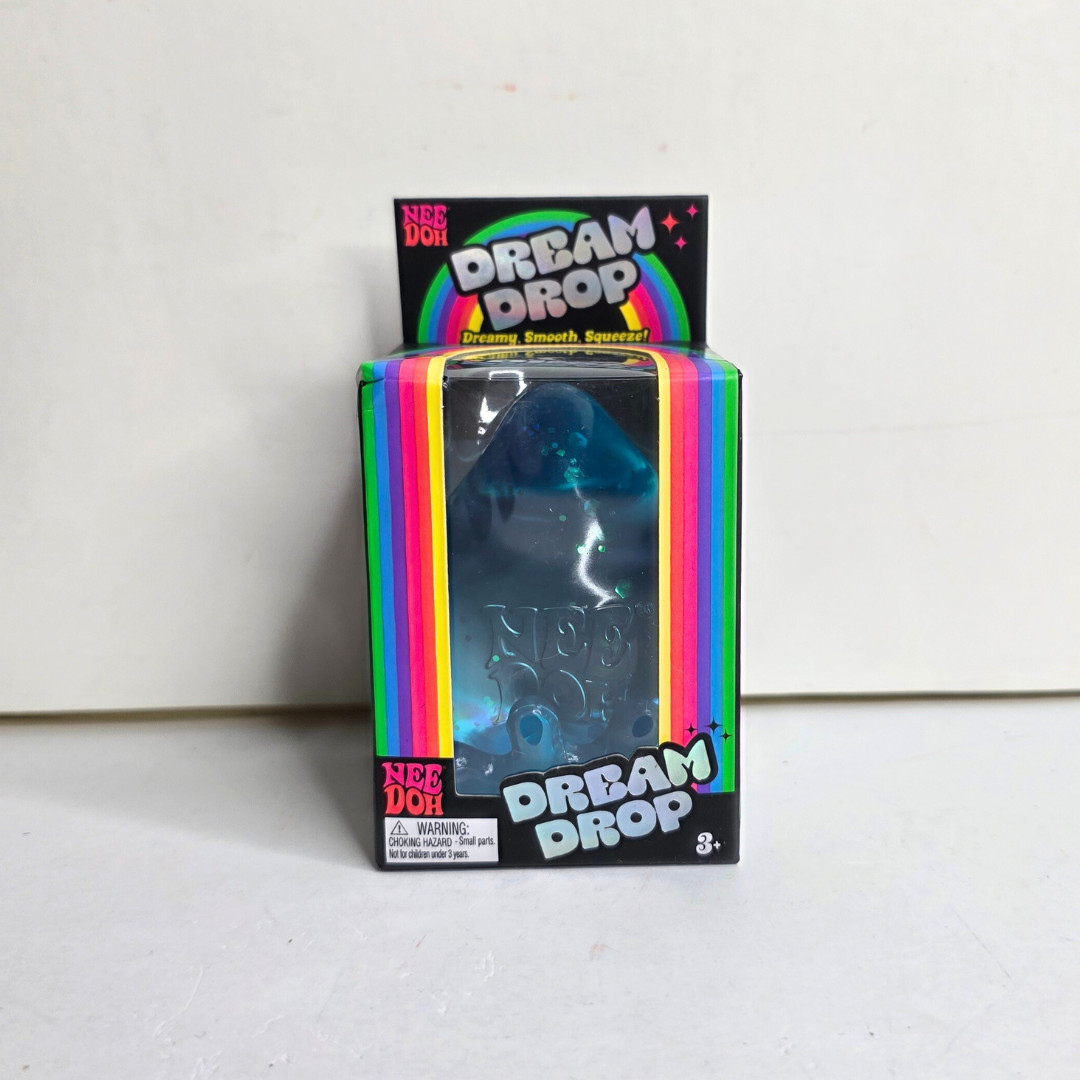 NeeDoh Dream Drop Fidget Squish Toy Teardrop Nee Doh Squeeze Ball - NEW