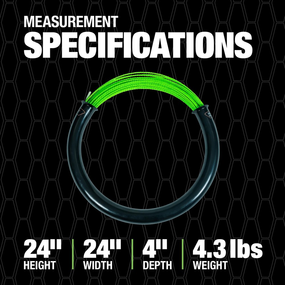 Southwire Fish Tape Wire Pulling Tool - Includes Dual Leaders 73.1 m, Multi