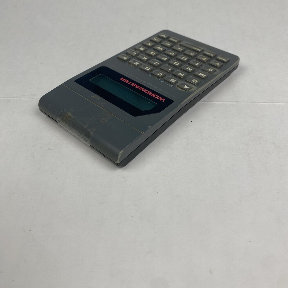 Vintage Wordmaster Model WM 1200 Electronic Dictionary Computer Handheld Retro