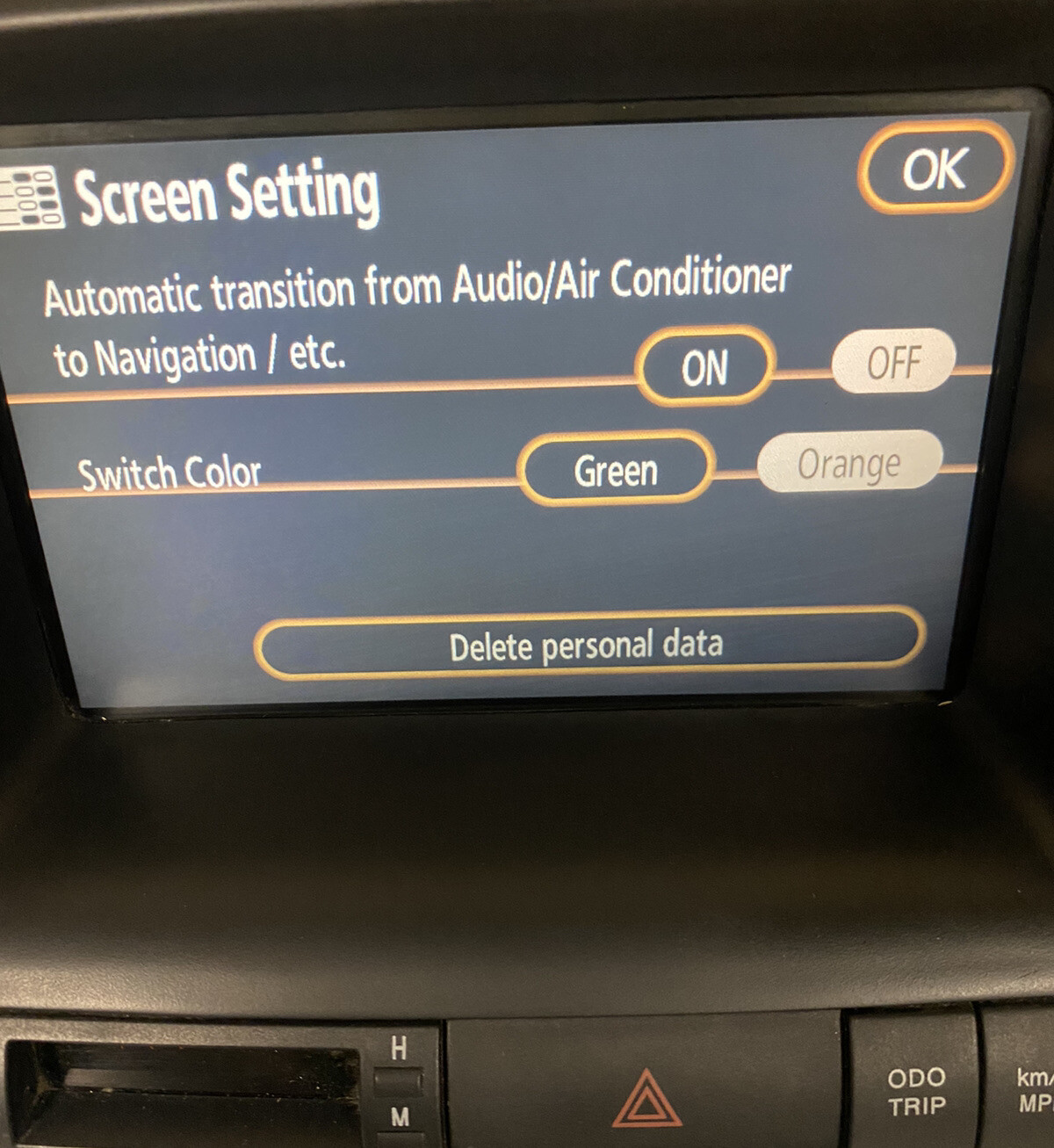 2006-2009 TOYOTA PRIUS DISPLAY SCREEN WITH NAVIGATION 06 07 08 09 86110-47220