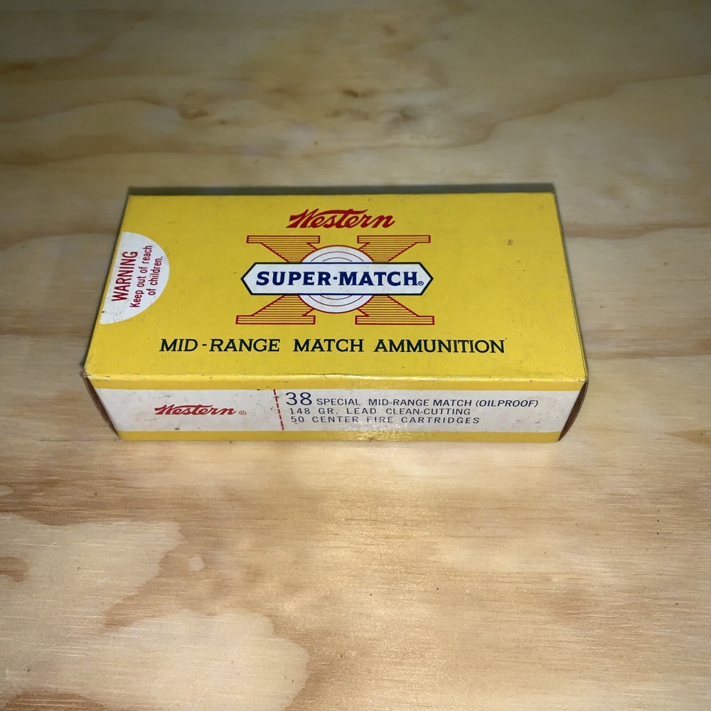 1960s  Western 38 Special Super-match Empty Boxes