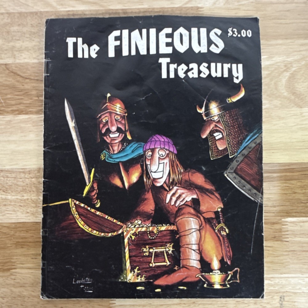 TSR Dungeons & Dragons Finieous Treasury Comic Compilation 1981