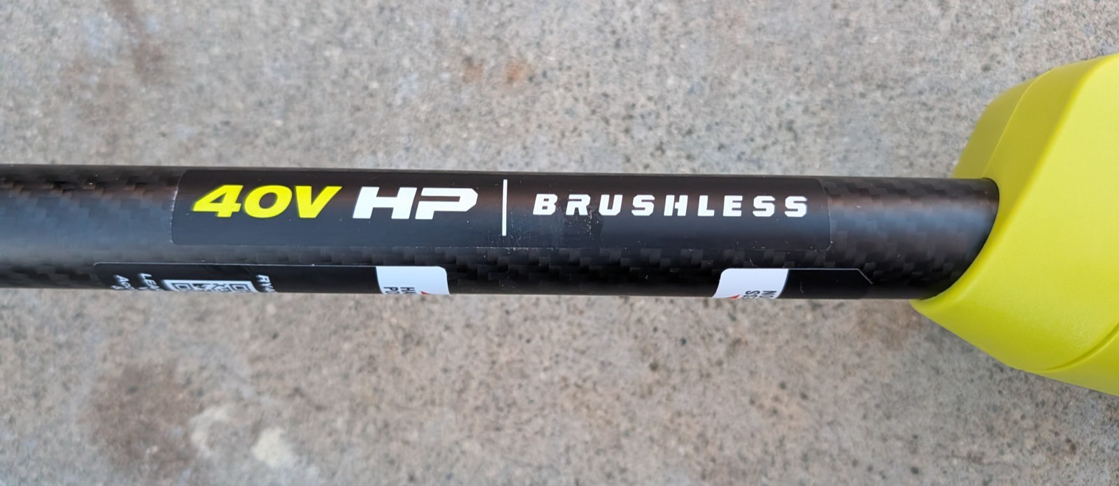 NEW OB RYOBI RY40HPST01 40V Brushless 16" Carbon Fiber Shaft String Trimmer