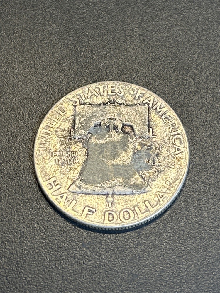 1951 S Ben Franklin Silver Half Dollar 50C