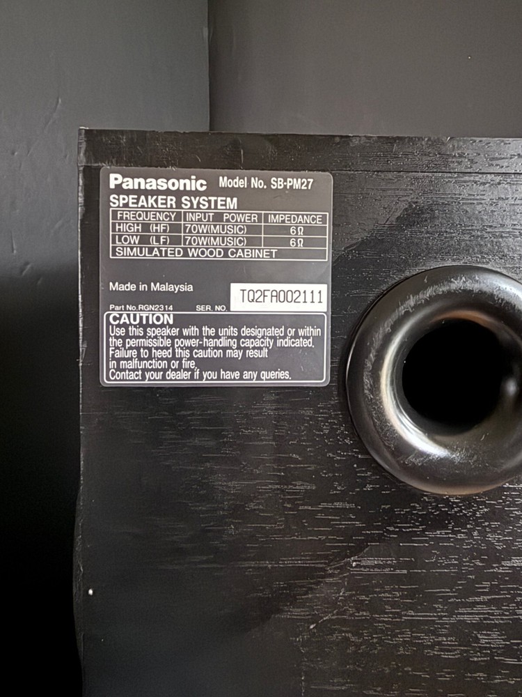 Panasonic CD Stereo System SA-PM47. For Part. Read