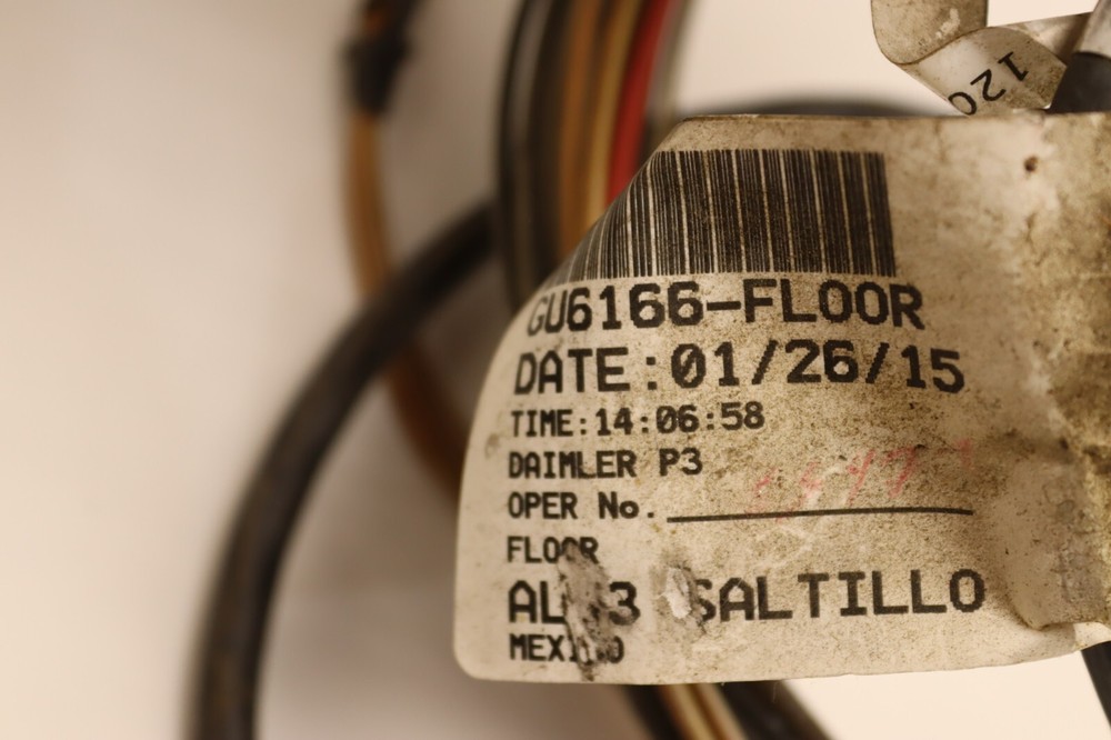 08-17 FREIGHTLINER CASCADIA 125 EVOLUTION SLEEPER WIRING HARNESS GU6166 OEM