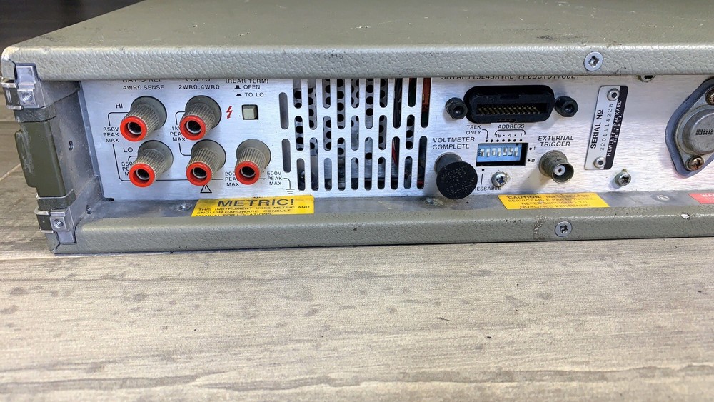 Agilent Keysight Hewlett Packard HP 3455A Digital Voltmeter
