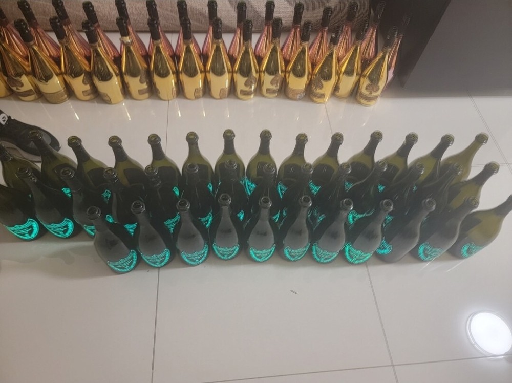 20 bottle Dom perignon luminous empty bottle. All size available.