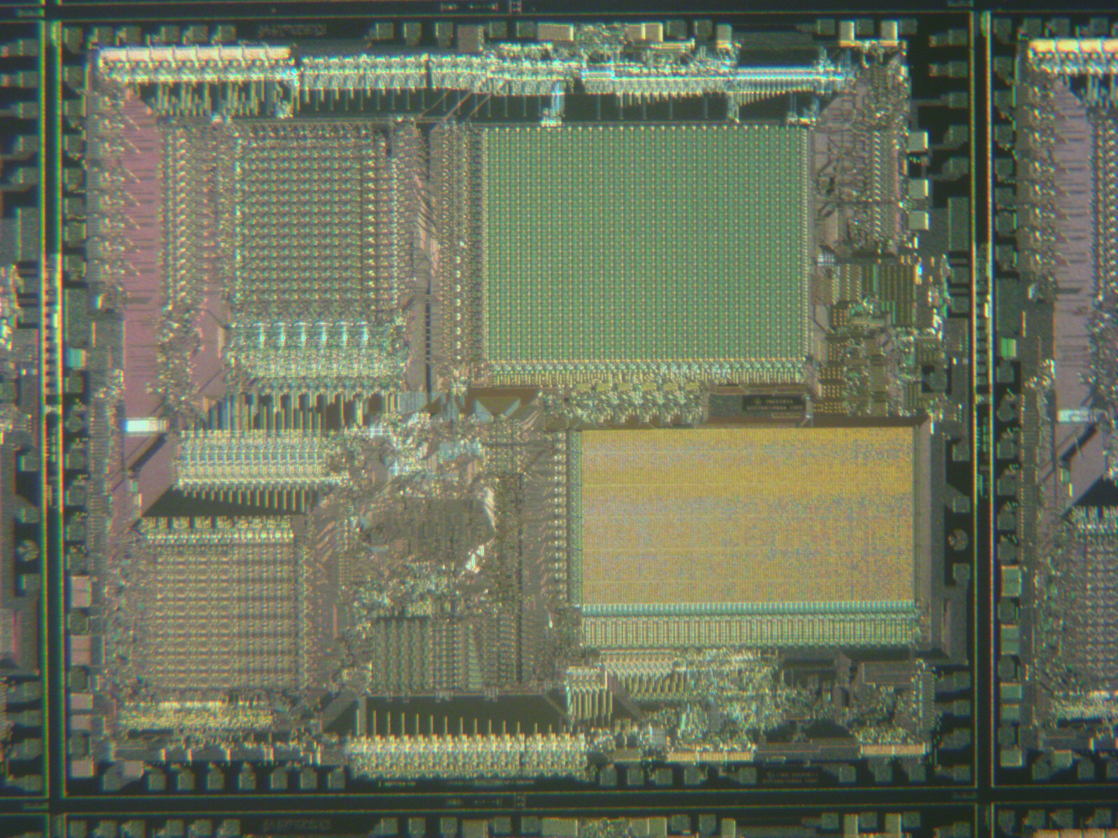 Historic 1983 Rockwell silicon wafer of Microprocessors made in USA - with case