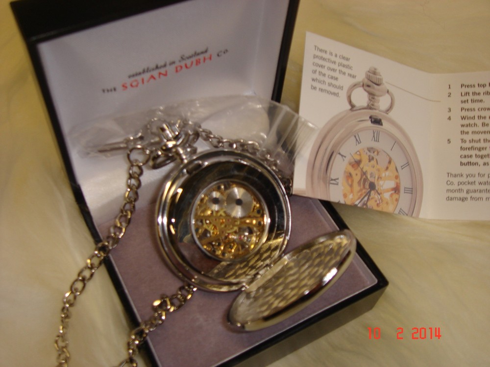 pocket watch mechanical Thistle