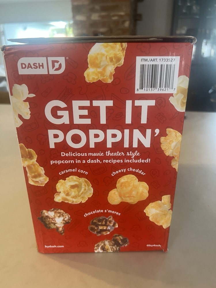 Dash 5 Quart SmartStore Stirring Popcorn Maker, Open Box