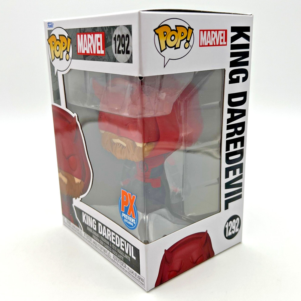 Funko POP! Marvel Comics KING DAREDEVIL #1292 PX Previews Exclusive w/PROTECTOR