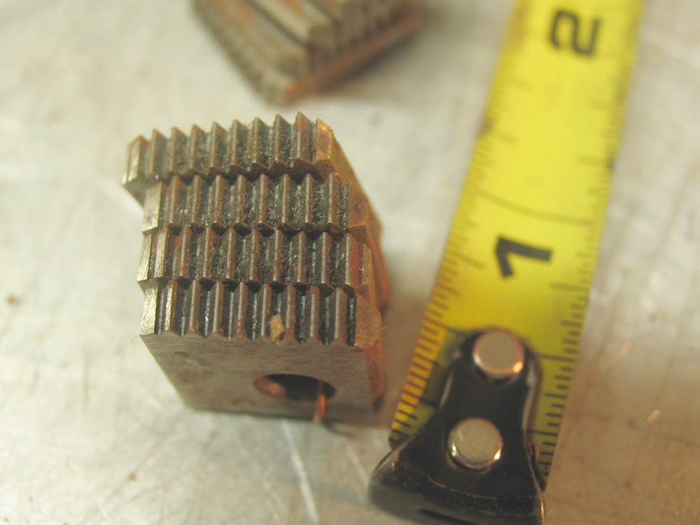One set of four Left Hand 3/8"-16 Thread cutter bits for Pipe