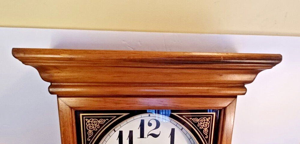 Vintage Verichron Quartz Wall Clock with Sweep Second Hand Dial